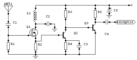 Antena activa para 30 Khz a 30 Mhz 